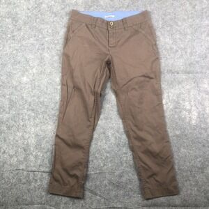 Toad & Co Women's Ankle Chino Pant Size 4 Organic Cotton Casual Stretch Office